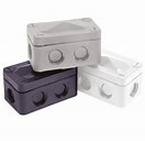 NG85-50W NIGLON 86X49x50mm White Conn box & 6 entries
